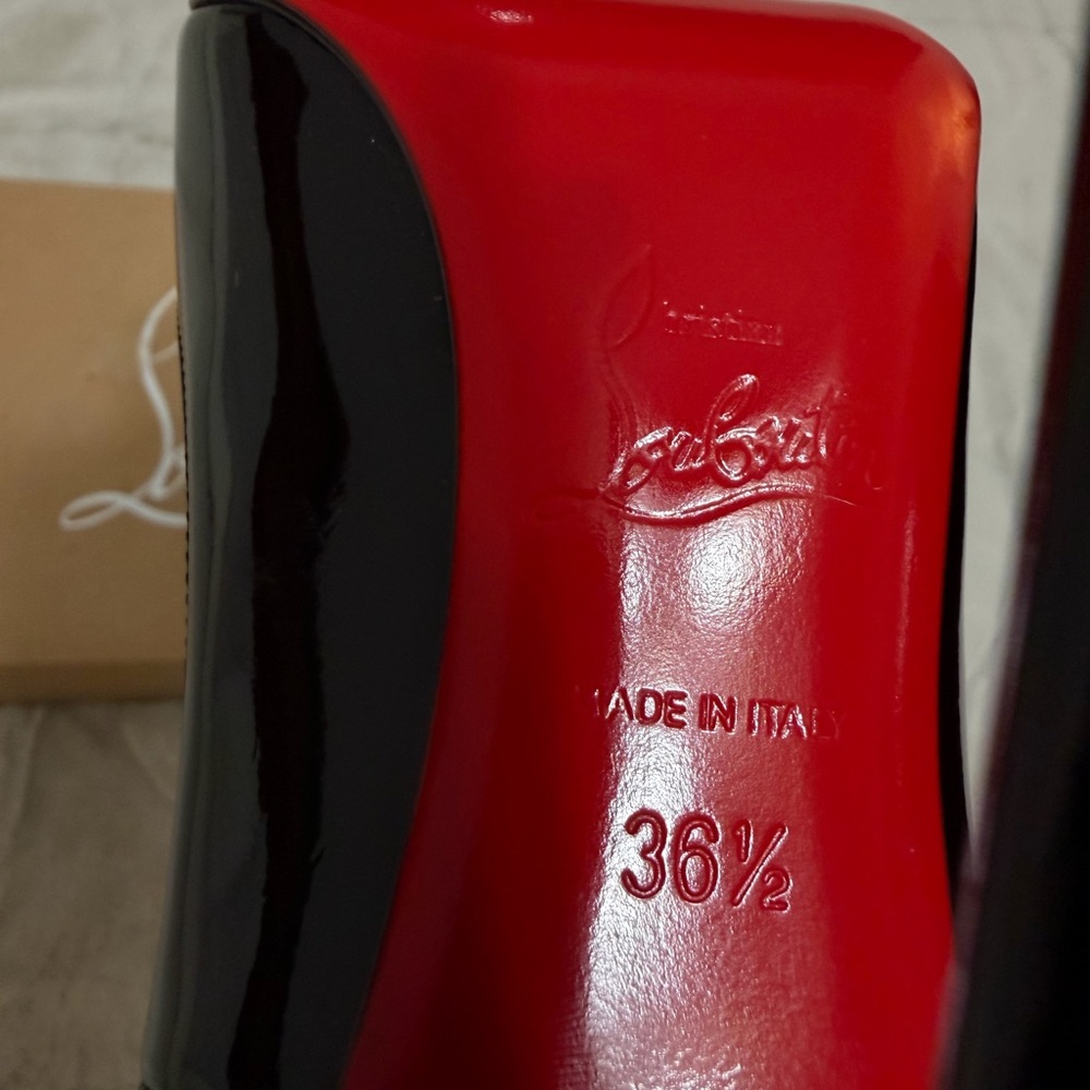 NEW! $945 Christian Louboutin So Kate Patent Pointed Toe Pumps Heel 36.5 / 5.5 6 - Picture 6 of 10